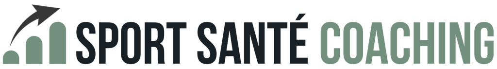 Logo sport santé coaching plat