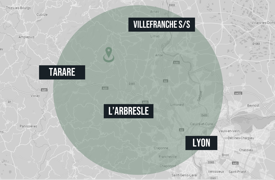 Territoire lyon villefranche tarare